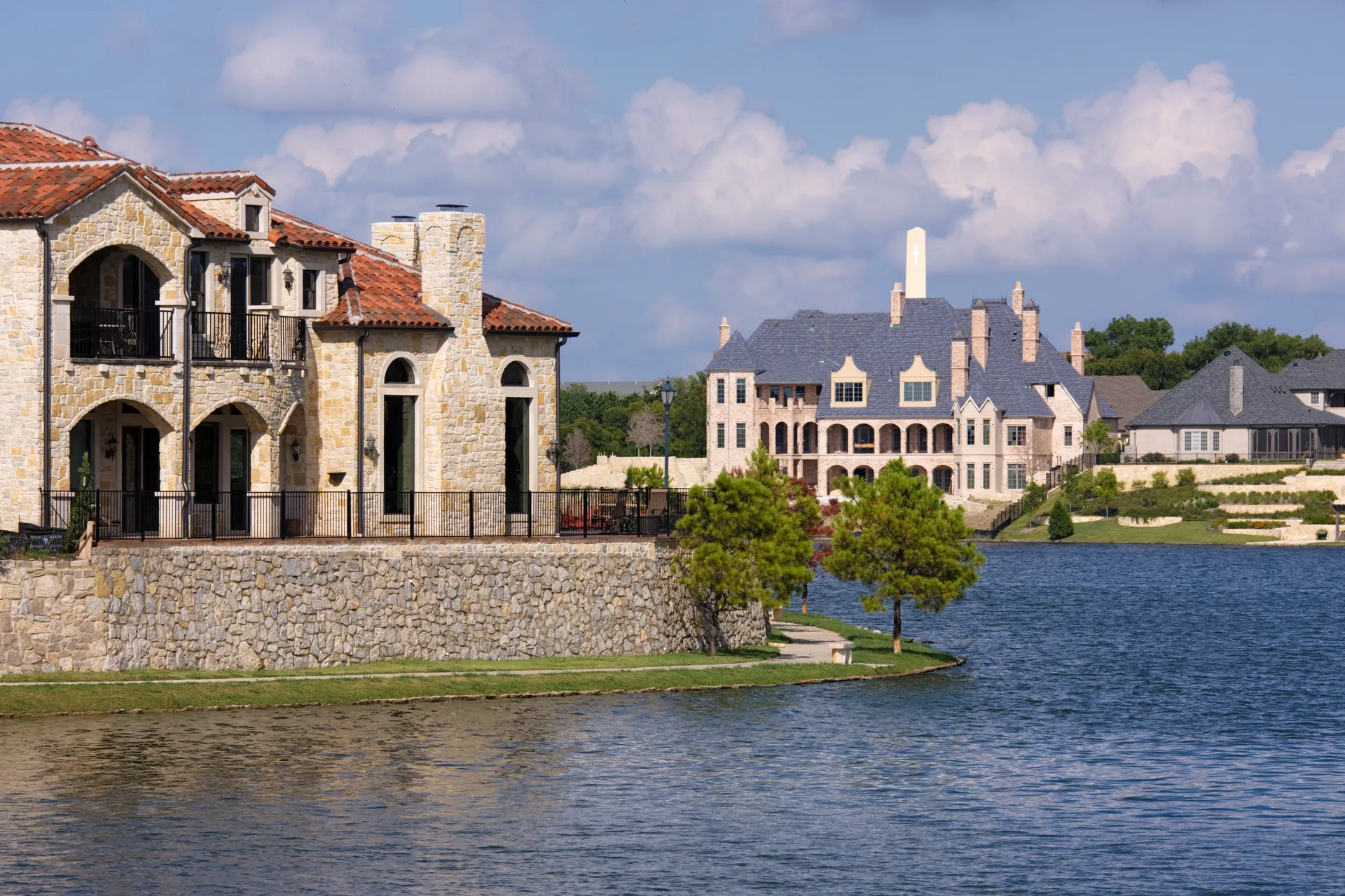 Waterfront villa at Adriatica Village, McKinney, Texas
